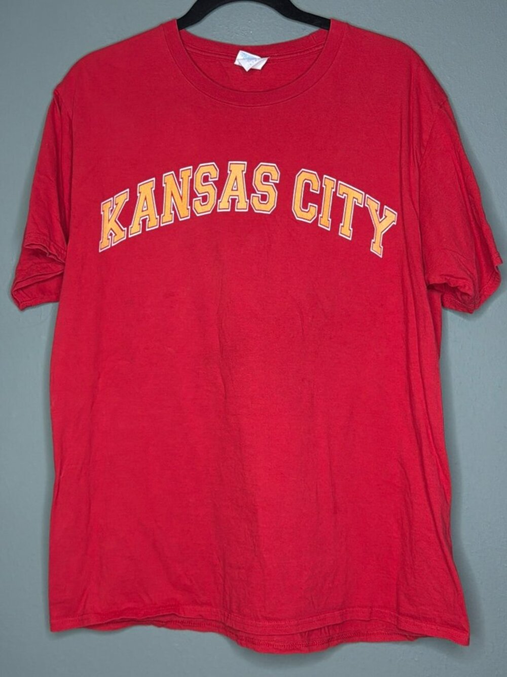 Port & Company Ring Spur Fan Favorite T-Shirt Kansas City Chiefs Large